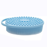 Cepillo de Masaje para Cuero Cabelludo de Silicona Ecológico con Logotipo Personalizable y Entrega Gratuita, Champú Natural para Mascotas, Exfoliante para Cara y Cuerpo