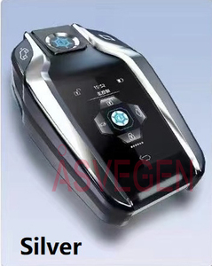 Vendita calda Smart LCD car key Upgrade Keyless USB ricaricabile grande batteria universale inglese Remote Key Fob - Product Image 5