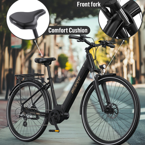 <span class=keywords><strong>Bicicleta</strong></span> Eléctrica ONESPORT OT07 con Stock en la UE, Motor Central Bafang, <span class=keywords><strong>Bicicleta</strong></span> Híbrida Eléctrica Ligera de 36V, Ebike Urbana - Product Image 5
