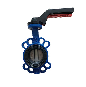 Engranaje helicoidal Interruptor de señal Tipo de oblea Válvula de mariposa de aleación de aluminio AL Válvulas de mariposa de gama alta 5K 10K PN10 PN16 - Product Image 2