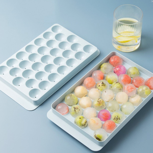 <span class=keywords><strong>Mini</strong></span> bandeja de cubitos de hielo de plástico redonda más vendida, fabricante de bolas de liberación fácil y gratis para helado, nueva herramienta Flexible para <span class=keywords><strong>Mini</strong></span> cubitos de hielo - Product Image 2