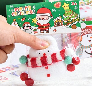 ของเล่นบีบคลายเครียดรูปคนขนมปังขิง สำหรับเทศกาลคริสต์มาสปี 2025 ทำจากวัสดุ TPR เหมาะสำหรับทุกเพศทุกวัย 14 ปีขึ้นไป ดีไซน์ปรับแต่งได้ - Product Image 3