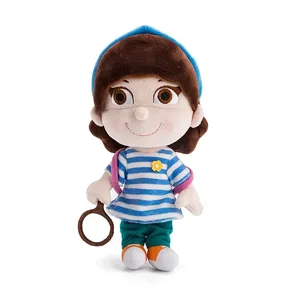 2024 Hot Selling Custom Logo Stuffed Cute Little Girl Soft Plush Toy Valentines Day Gift