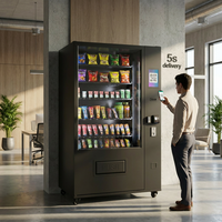 Máquinas Expendedoras Compactas de Aperitivos y Bebidas con Múltiples Ranuras para Productos Digitales, Getrnkeautomat, Verkaufsautomaten