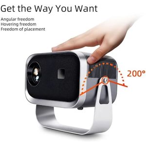 Mini Proyector LUIJHFC de 750 Lúmenes, Android 10, Batería Integrada, Cine en Casa Portátil, Uso Comercial - Product Image 3