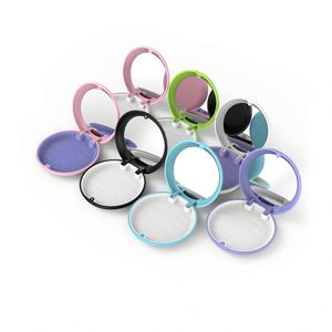 Portable Clear <b>Retainer</b> <b>Case</b> with Mirror, Round Orthodontic Aligner Denture Storage Box for Travel Promotional Gifts - Product Image 2