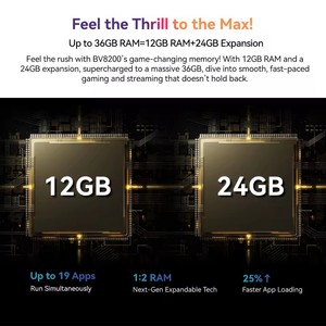 Téléphone robuste <span class=keywords><strong>Blackview</strong></span> BV8200, écran 6,5 pouces 2,4K 120 Hz, processeur MTK Helio G100, smartphone 12 Go 256 Go, <span class=keywords><strong>chargeur</strong></span> 45 W, téléphone portable Android 14 NFC - Product Image 6