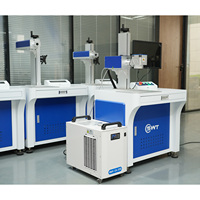 Machine de marquage laser UV 3D à focalisation dynamique 5W 10W pour graver des lunettes/ des panneaux en bois/ des bijoux