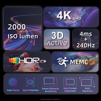 Awol 3000 ANSI Google TV Valerion StreamMaster Plus2 Projecteur Laser Triple 4K Vidéo Projecteur 4K Proyector