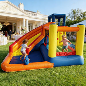 Castillo Inflable de Spiderman a Precio de Fábrica, Combo de Castillo Hinchable <span class=keywords><strong>con</strong></span> Tobogán, Portátil, de Plástico PVC, para <span class=keywords><strong>Alquiler</strong></span> en Fiestas - Product Image 2