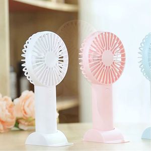 Ventilador de Mano Eléctrico de Plástico con Soporte para Teléfono, Mini Ventilador USB Recargable con Soporte para Teléfono, Regalos Personalizados Promocionales - Product Image 4