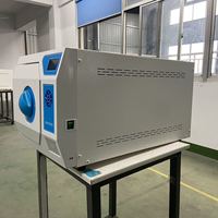 Esterilizador a Vapor de Mesa EURVET Clase B, Autoclave Preaspirado con Impresora USB para Clínica Dental, Salón de Belleza, Laboratorio, Hospital