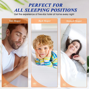 Vente de gros <span class=keywords><strong>Oreillers</strong></span> de lit <span class=keywords><strong>50x70</strong></span> cm Oreiller en coton blanc doux et luxueux pour hôtel - Product Image 5