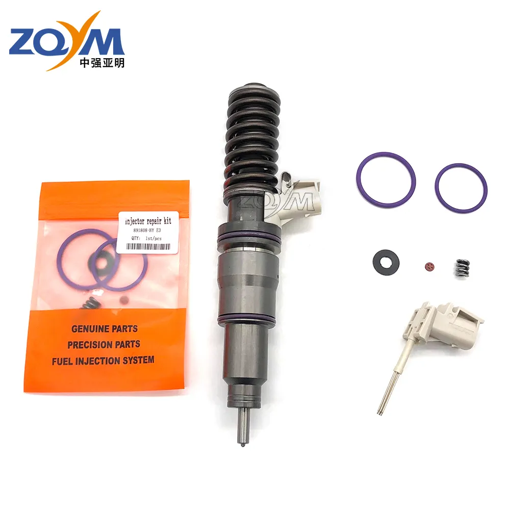 Zqym kit de reparo de injeção diesel para delphes, kit de reparo de injeção comum de gato, partes de automóvel, vedação de gato, trilho comum, hyundai e3, injetor de série