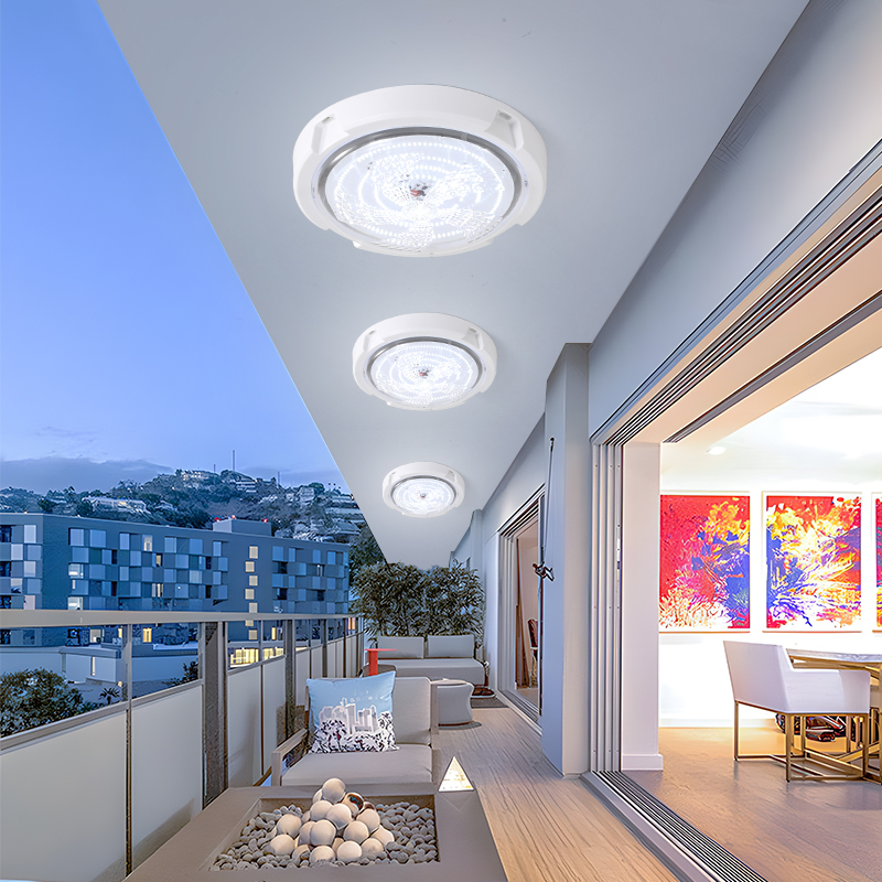 IP65 Waterproof LED 60W Chandeliers Pendant Lights Indoor/outdoor Solar Ceiling Lamp with Motion Sensor for Garden