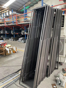 Cadre en <span class=keywords><strong>aluminium</strong></span> pour portes coulissantes de placard, finition anodisée mate, design personnalisé, <span class=keywords><strong>menuiserie</strong></span> intérieure de villa de luxe - Product Image 5