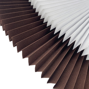 Fábrica al por mayor protector solar poliéster recubierto con tela plisada almidonada para la tela de la sombra del coche - Product Image 5