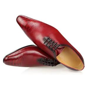 Chaussures Oxford pour hommes élégantes et légères, en cuir pleine fleur et de haute qualité - Product Image 4