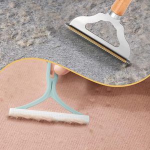Rasoir manuel en tissu portable 2 pièces, 1 <span class=keywords><strong>grattoir</strong></span> <span class=keywords><strong>à</strong></span> peluches en métal pour l'épilation des meubles et des animaux de compagnie et 1 pièce pour le canapé des vêtements - Product Image 2