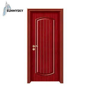 Sunnysky Pintu Daftar Harga Kayu Veneer Api Candi MDF Gaya Kustom Modern