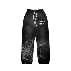 Pantalones Deportivos de Hombre con Logotipo Personalizado 2025, Diseño a Cuadros con Letras, Estilo Informal, con Cordón Ajustable, 100% Algodón - Product Image 3