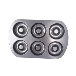 Vente chaude Stock 0.5mm 6 Cavité Gâteau Moule En Acier Au Carbone Rond Donut Moule pour La Cuisson - Product Image 5