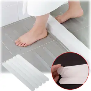 Rutsch festes Klebeband Selbst klebend Wasserdicht 24 Stück/Packung 0,8 Zoll x 7,9 Zoll PEVA Anti-Rutsch-Klebeband für Treppen stufen, Anti rutsch band