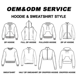Sudadera con capucha francesa con cremallera y lavado ácido desgastado de peso pesado personalizada - Product Image 4