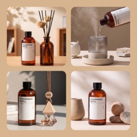 Coffret Cadeau Diffuseur de Parfum de Luxe Promotionnel à Succès, Bouteille Désodorisante en Plastique avec Impression Numérique Personnalisée pour Hôtels