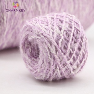 Charmkey 2025 Mới Nhất Sợi Fancy Mohair Pha Trộn <span class=keywords><strong>Interlaced</strong></span> Chải Sợi Cho Tay Đan Và Crochet - Product Image 1
