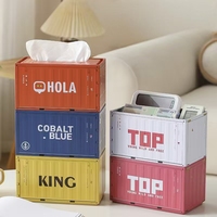 Boîte à mouchoirs de style industriel, conteneur, tiroir à papier en fer forgé, tiroir à papier créatif, pour la maison et le salon