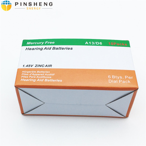 Bán Nóng Pin Tế Bào Nút Khí Zi A13 A10 P675 A312 <span class=keywords><strong>1.4V</strong></span> Cho Máy Trợ Thính Pin Đồng Hồ Nút Tế Bào Không Khí <span class=keywords><strong>1.4V</strong></span> A312 A10 A13 - Product Image 6