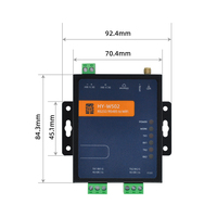 Convertisseur Série vers WiFi HUAIOT W502 avec 2 Ports Ethernet, RS232, RS485, Serveur de Données, Modbus RTU vers TCP, Chine