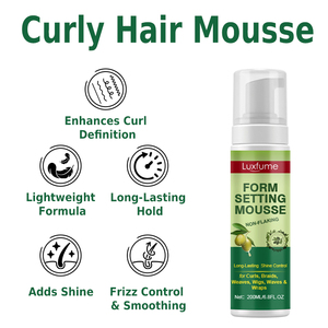 Huile d'<span class=keywords><strong>olive</strong></span> <span class=keywords><strong>Perruque</strong></span> bouclée <span class=keywords><strong>Mousse</strong></span> pour les cheveux Coiffure Marque privée Wrap Foam Curl <span class=keywords><strong>Mousse</strong></span> - Product Image 4