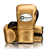 Gants de boxe à lacets, design Muay Thai, personnalisez votre logo pour l'entraînement professionnel, Guantes De Boxeo