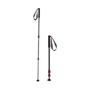 Bastones de Trekking de Fibra de Carbono, 3 Secciones Ajustables, 57-134 cm, Ligeros, para Senderismo, Montañismo y Caminatas - Product Image 2