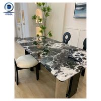 Prima Custom ized Luxus Stein High-End Villa Jade Textur Tisch Langlebiger natürlicher Luxus stein