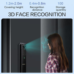 <span class=keywords><strong>Veerman</strong></span> Cerradura Automática Digital con Huella Dactilar, Cerradura de Puerta Automática con Cara 3D, Tuya, Cerradura Principal - Product Image 5