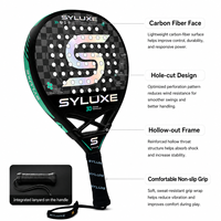Raquette de padel en fibre de carbone OEM 3K 12K 18K 24K, personnalisable avec votre marque, fabricant professionnel de raquettes de beach tennis