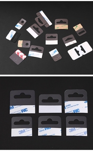 Rõ ràng tự dính treo tabs móc nhựa hiển thị tay tabs cho cửa hàng bán lẻ hiển thị - Product Image 6