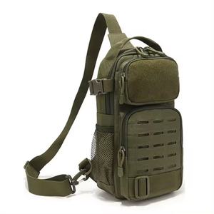 Sac de poitrine à bandoulière pour camping et randonnée en plein air pour hommes Sac à bandoulière tactique Molle à bandoulière unique - Product Image 6