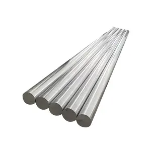 Manufacturer precision smooth rod hard shaft 6-300mm piston rod linear optical axis guide chromium plating rod processing custom