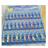 Stocké en gros Willow/Colorado lame Spinner cuillère leurre de pêche ensemble 30 pièces/ensemble