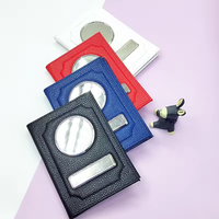 Dompet SIM Kulit PU Custom Yin Hui dengan Kancing, Tahan Air, Kapasitas Multi-Kartu, Dapat Menampung SIM Internasional