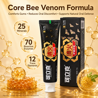Dentifrice au venin d'abeille apaisant, parfum menthe, marque privée, cliniquement prouvé pour le soin et le soulagement des dents sensibles à domicile – Vente en gros