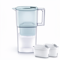 Système de filtration d'eau pour toute la maison PUREZA, lot de 2, filtre à eau en forme de carafe avec certification NSF, Z059