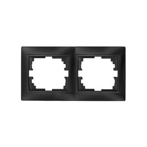 Cornice a 2 elementi in grafite, serie Europa - ideale per installazioni elettriche e decorative. - Product Image 1