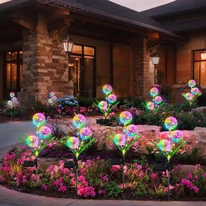 Luces Solares Decorativas para Exteriores, Luces de Jardín con Forma de Diente de León de 3 Cabezas, Resistentes al Agua IP65, 2 Modos de Luz Brillante para Patio y Terraza - Product Image 4