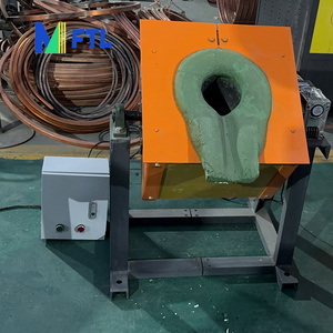 <b>Scrap</b> <b>Steel</b> Iron Aluminum Copper Melting Furnace 50Kg Carbonization Induction Industrial Metal Melting Furnace - Product Image 3
