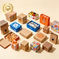 Boîtes d'emballage en carton ondulé de haute qualité pour fruits (oranges, pommes, citrons) – Boîtes de présentation laminées mates